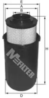Фільтр повітряний MFILTER A 264